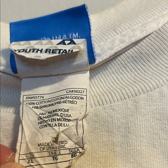 Star Wars White Tee with Blue Clone Trooper Design - Picture 4 of 9